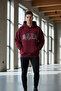 Vengeance Burgundy Hooded Oversize Unisex Sweatshirt - 2