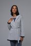 Long Sleeve Polka Dot Women's Pajamas Set with Dressing Gown Set of 3 - 4
