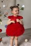Baby Girl Dress Short Sleeve Tulle Tutu Special Occasion Party Birthday Wedding Princess Girls' Dress