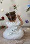 Baby Girl Dress Short Sleeve Tulle Tutu Special Occasion Party Birthday Wedding Princess Girls' Dress - 2