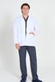 Men's Jacket Boy Shirt Collar Doctor Nurse Teacher Apron White Coat