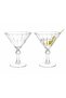 Voyage 4-Piece Martini Glass Set - 2
