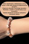 Light Color Agate Stone Bracelet – Natural Stone Against Stress, Mental Peace and Protection Crystal