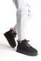 245 Veyora Ug |   Thick Sole Contrast Lacing and Inner Fur Detailed Winter Ug Boots - 4