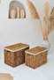 Small Size Chest Model 46X29X35 with Wicker Water Hyacinth Lid Organizer/Organizer/Clothes Basket - 5