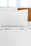 100% Cotton Satin Striped Duvet Cover Set with Double Elastic Sheets (200X220 Duvet Cover) - 7