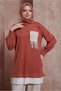 Tasseled Detail Sweatshirt Tunic 44559