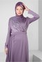 PUL PAYET EMBROIDERED SATIN EVENING DRESS 50319 - 2