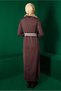 ELASTIC DRESS WITH WAIST AND CUFFS 43327 - 3