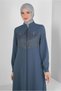DOMINANT COLLAR ZIPPERED COAT 10720 - 2