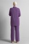 Beaded Detail Plus Size Pants Suit 20731 - 4