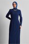Stone Detailed Dress 45355 - 2