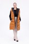 Double-Sided Hooded Long Puffer Vest Taba - 5