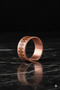Women's Copper Bracelet Ring Set - Lenka Model Special Edition Metal Box Zeolite Sand - 4