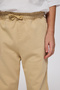 Boy's Beige Sweatpants with Elastic Cuffs - 4