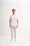 Polo Neck Regular Fit Knitted Patterned T-Shirt - 3
