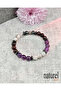 Original Aries Zodiac Natural Stone Unisex Bracelet |   Garnet-Amethyst-Rutilli Quartz-Hematite - 3