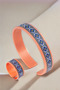 Women's Copper Bracelet Ring Set - Sabina Model Special Edition Metal Box Zeolite Sand - 4