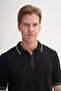 Polo Neck Regular Fit Zippered Knitwear T-Shirt - 6