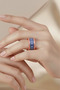 Women's Copper Bracelet Ring Set - Sabina Model Special Edition Metal Box Zeolite Sand - 3