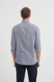 Regular Fit Woven Cotton Long Sleeve Shirt - 4