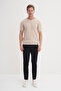 Crew Neck Regular Fit Textured Knitwear T-Shirt - 2