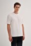Relax Fit Crew Neck Textured Knitted T-Shirt - 2