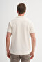 Polo Neck Slim Fit Knitted Combed Cotton T-Shirt - 3