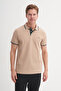 Polo Neck Slim Fit Pique Plain Cotton T-Shirt