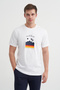 Regular Fit Cotton Crew Neck Printed T-Shirt