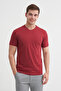 Slim Fit Crew Neck Cotton Plain T-Shirt