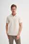 Polo Neck Slim Fit Knitted Combed Cotton T-Shirt - 4