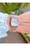 Steel Cord Roman Numbers Women's Wristwatch 3 Atm Waterproof with 2 Years Warranty - 4