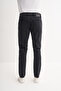 Terry Slim Fit Denim Trousers Pipe Leg Regular Waist - 4
