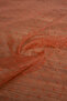 Flocked Dalya Organza Brick Color Fabric
