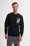 Slim Fit Seasonal Cotton Blend 3 Thread Sweatshirt - 2