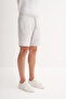 Slim Fit Tight-Fitting Skinny Leg Short Knitted Shorts - 2