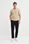 Polo Neck Regular Fit Buttoned Knitwear T-Shirt
