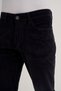 Vintage Terry Slim Fit Pipe Leg Velvet Trousers - 4