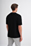 Crew Neck Black Men's T-Shirt 4261 - 3