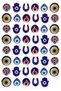 Sticker Embossed A4 Size Stiker Notebook, Planner Label-(lim220) - Evil Eye Figures