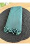 شال ليكرا ساندي جيرسي فاخر من الليكرا باللون الأخضر الزمردي - 2