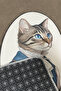 Modcat Stone Single Embroidered Bath Mat, Non-Slip Base 60X100Cm - 3