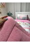 Girl Sitting on the Moon with Gray Borders Patterned Single Quilt Sleeping Set - 4