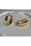 Women's Earrings Kayık Shape Stone-Encrusted Earrings