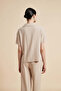 Solid Buttoned Half-Sleeve Top - 5