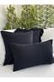 Pearl Velvet Textured Black Plain Throw Pillow Cover 1 Piece - 2