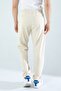 Men's Straight Leg Regular Fit Sweatpants Cream Men's Trousers - 8