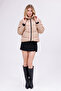 Women's Stone Padded Puffer Coat - High Collar, Water Resistant - Cold Proof - 6