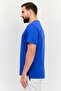 Men Sportswear Fit Short Sleeves Trainig T-Shirt, Blue - 2